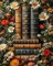 Book Stamped Cross Stitch Kits - Flower Counted Cross Stitch Kits for Beginners Adults Magical Book Needlepoint Cross